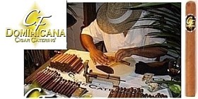 Cigar roller at Orlando wedding